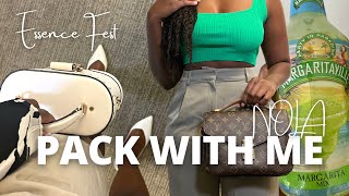 PACK + PREP WITH ME | first time in NOLA + Essence Fest 2022