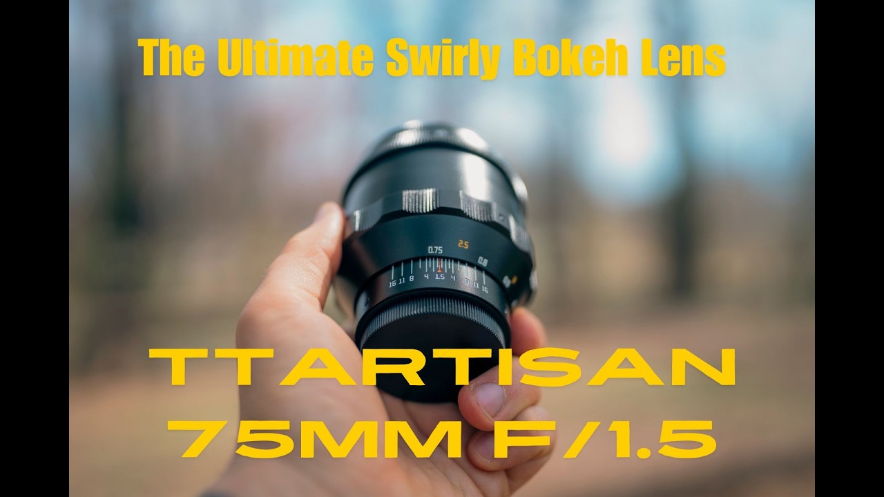 The Ultimate Swirly Bokeh Lens! - TTArtisan 75mm f/1.5 Review