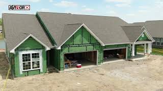 Drone footage of Johnson County arson investigations (no audio)