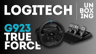 Logitech G923 TrueForce Unboxing | The Ultimate Sim Racing Wheel |  ASMR