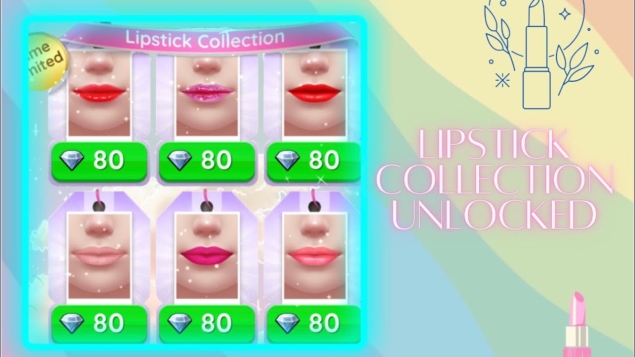 Special Lipstick Collection Unlocked - #superstylistgame 💄