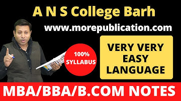 MBA BOOKS/NOTES ANSCB|A N S College Barh|EASY LANGUAGE|BBA NOTES/BOOKS|BCOM NOTES/BOOKS|