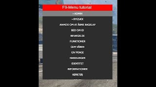 Sådan Sætter Du Din Egen F9-Menu Ind På Din Server
