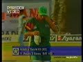 Shahid afridi destroying indian bowlers  83 52 at hyderabad 1997