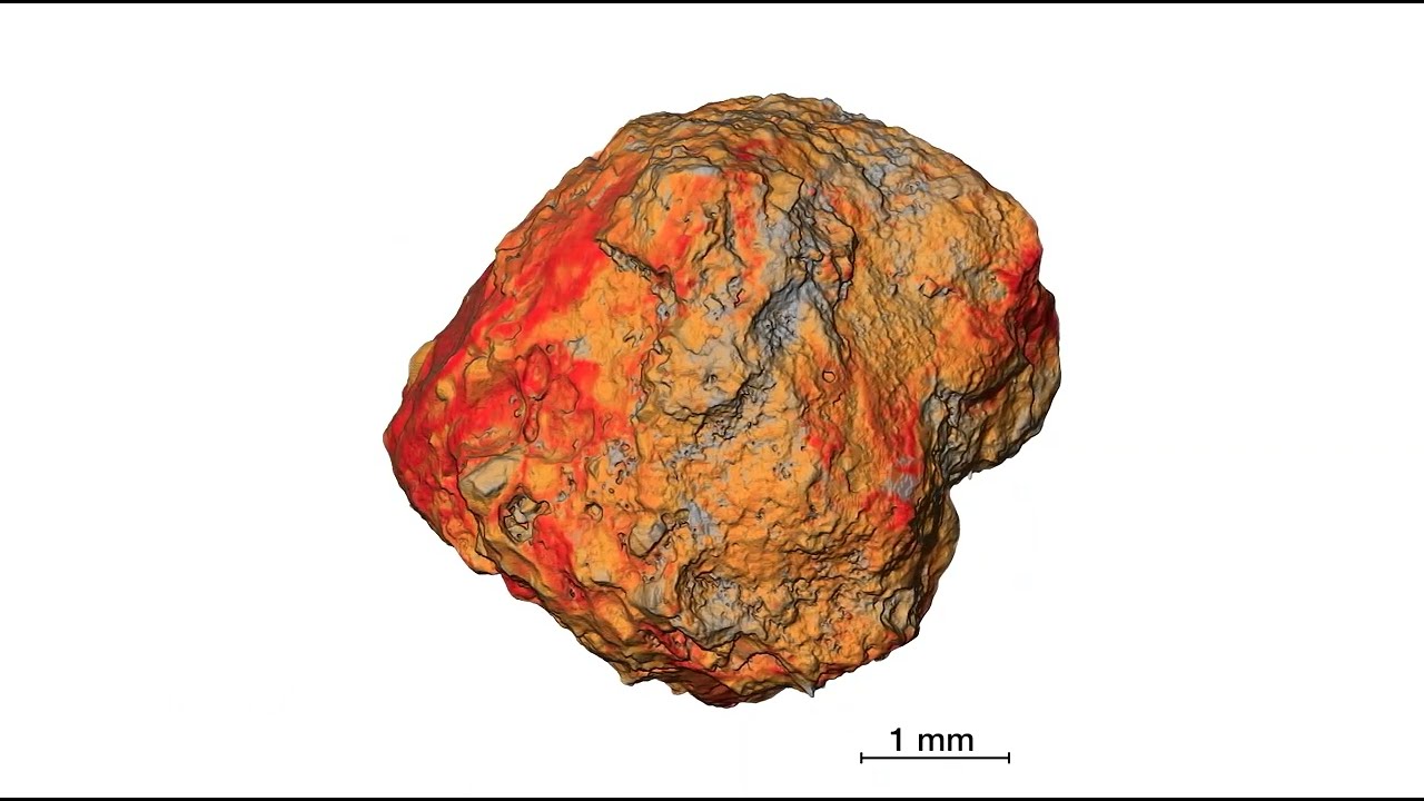 3D view of an individual gravel