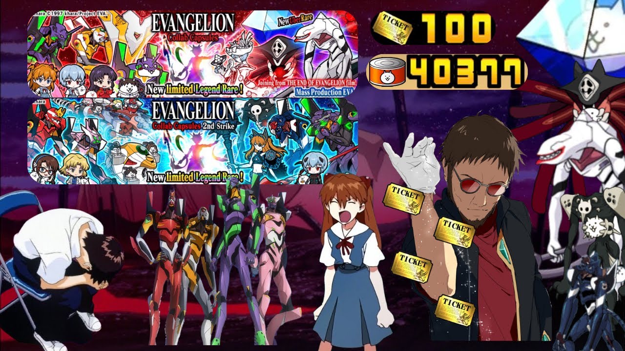 Xả hết vào 100% uber của collab - Tập 18 - Mèo Chill Đâyyy [Evangelion Collab]