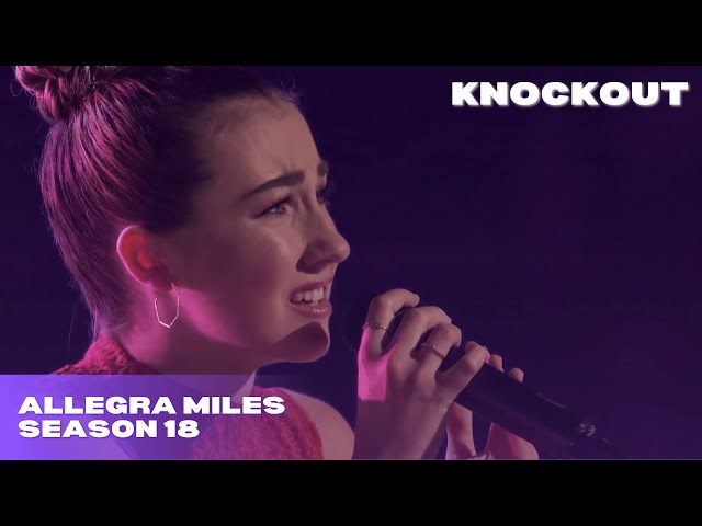 Allegra Miles: Chandelier (The Voice Season 18 Knockout) class=