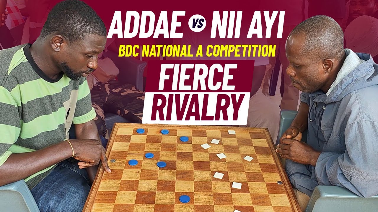 Addae vs Nii Ayi - BDC National A Draughts Competition - Quarter Final Part 2
