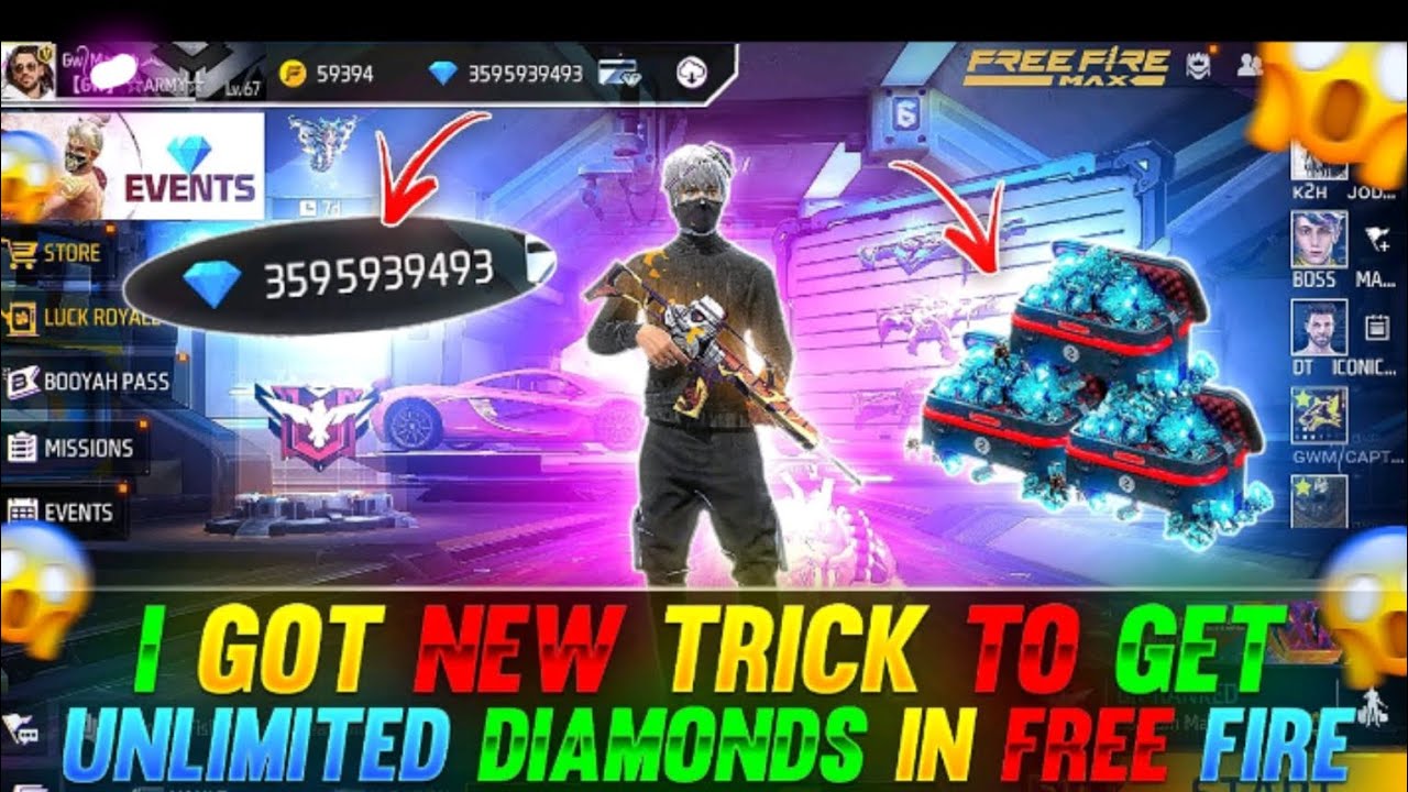 I GOT NEW TRICK TO GET UNLIMITED DIAMOND APP 💎 IN FREE FIRE 😱