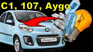 Citroen C1 Headlight Bulb Change | No Headlight Removal | All Bulbs - Youtube