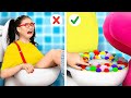 CRAZY PARENTING GADGETS || Keep Your Toilet Seat Warm! Bathroom Crafts for Good Parents by 123 GO!