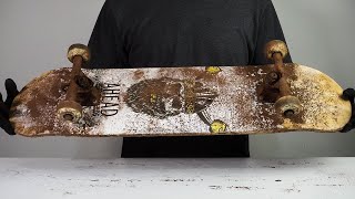 Deep Cleaning & Restoring this Skateboard  Complete Transformation