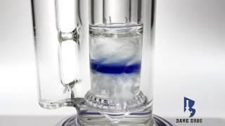 Bake Bros 18MM CON WP CYLINDER PERC TURBINE STEMLESS 15 BLUE 13-135