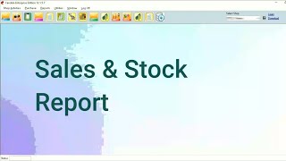 Sales & Stock Report | Candela RMS Reporting | Retail Business | Management Reporting