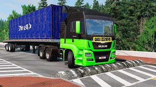 Trucks vs Speed Bumps #27 - BeamNG.Drive (LONG VIDEO)