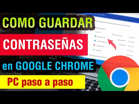 Como guardar contraseñas en Google Chrome 2022