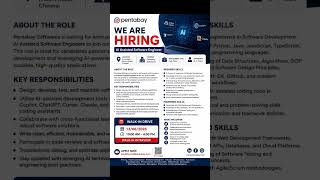 job opportunities we are hiring #networking #news #hiringmanager