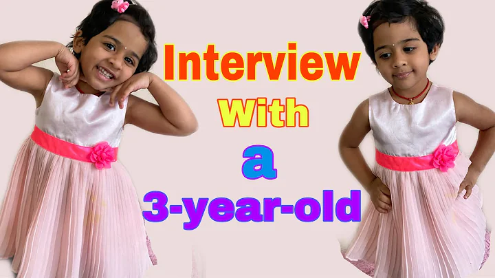 Interview with a 3 Year Old | Interview with a Toddler | Toddler Q & A