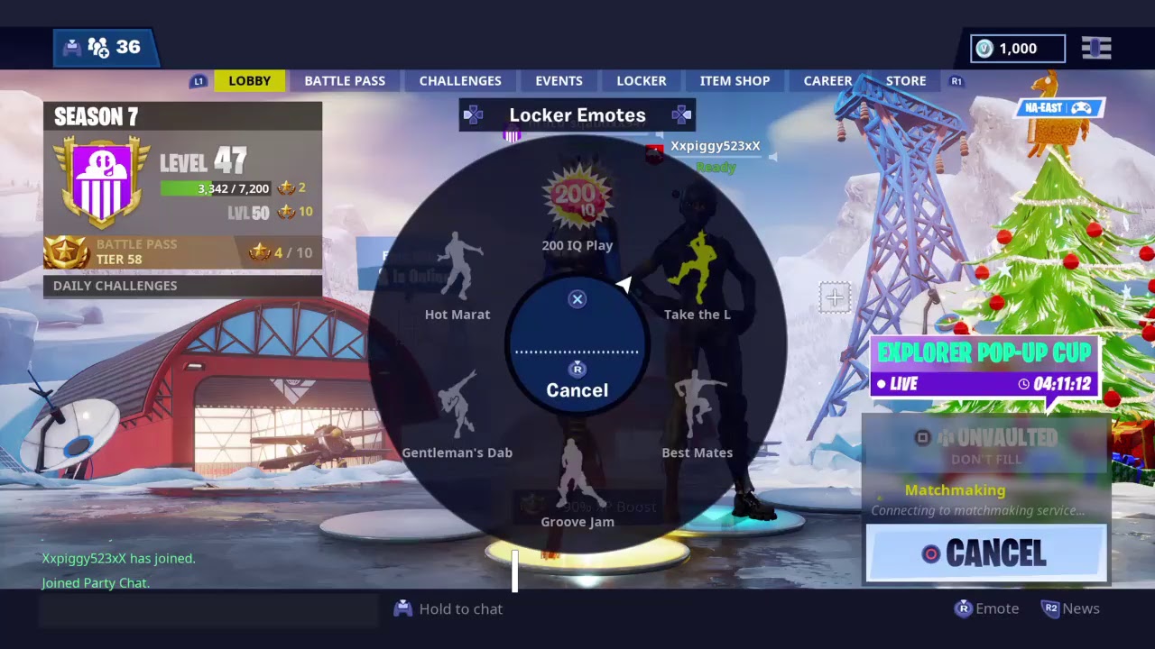 fortnite unvaulted gr1nd 100 wins stre m - fortnite unvaulted options