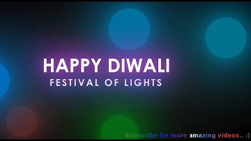 Glowing / lighting text (Happy Diwali 2021) effect and animation -  HTML | CSS