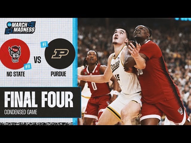 Purdue vs. NC State - Final Four NCAA tournament extended highlights class=