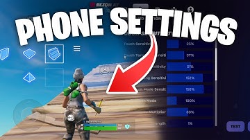 BEST Fortnite Mobile SETTINGS For PHONE (120 FPS IOS & ANDROID)