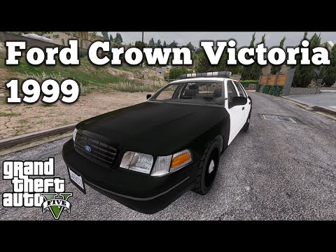 GTA V PC Mods - 1999 Ford Crown Victoria Police [DOWNLOAD]