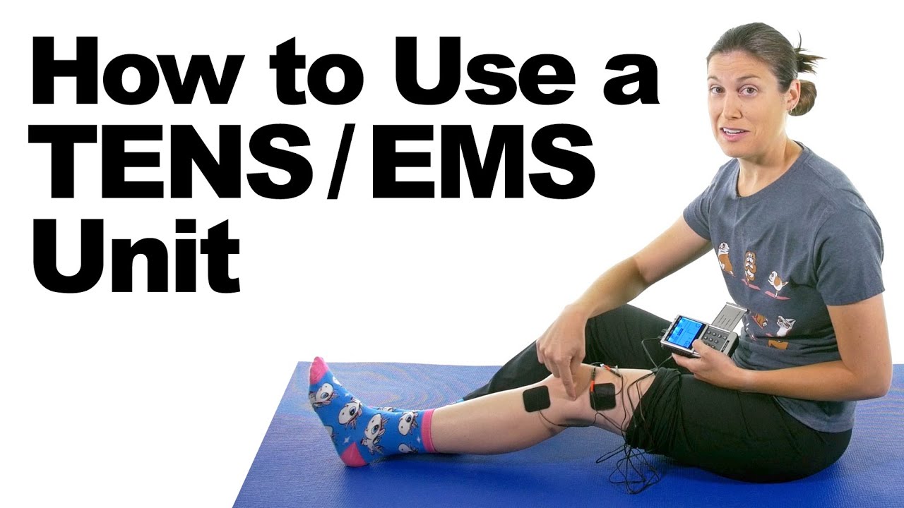 How to Use a TENS / EMS Unit for Pain Relief 