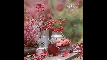 إِنَّ ٱللَّهَ وَمَلَٰٓئِكَتَهُۥ يُصَلُّونَ عَلَى ٱلنَّبِىِّ - سورة الأحزاب - Surat Al-Ahzab