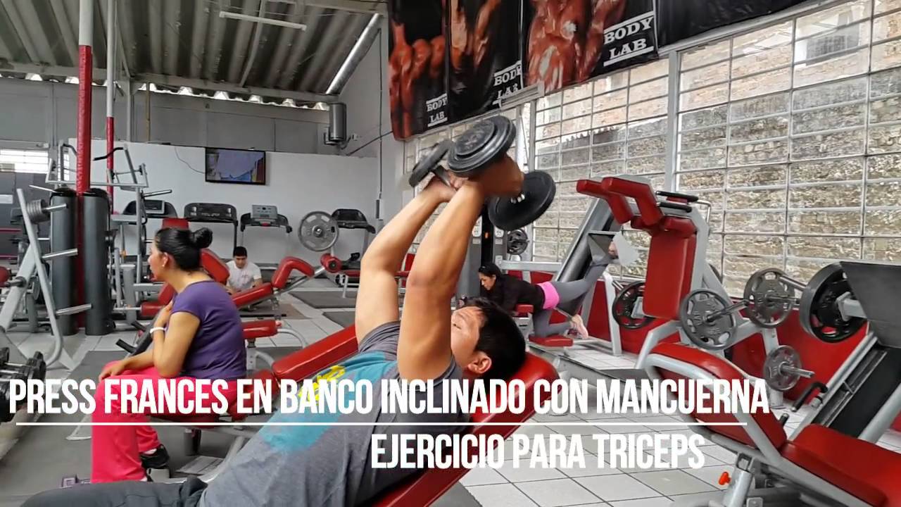 Press francés en banco plano - EresFitness  Rutinas de entrenamiento,  Ejercicios de entrenamiento, Entrenamiento de tríceps