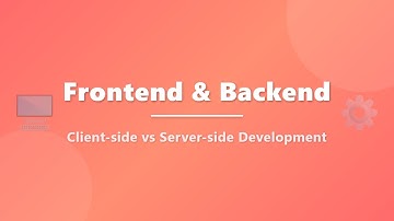 Frontend versus backend uitgelegd: client-side versus server-side ontwikkeling