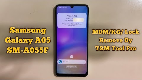 Samsung A05 KG MDM Lock Remove By TSM Tool Pro Samsung A055F Android 14 All Samsung MDM Lock Bypass