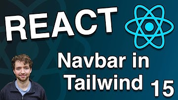 Create a Navbar with Tailwind CSS - React Tutorial 15