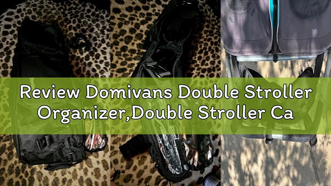 Review Domivans Double Stroller Organizer,Double Stroller Caddy for Bob Duallie and Baby Jogger City