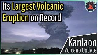 Kanlaon Volcano Eruption Update; Largest Eruption Ever Produced, Pyroclastic Flows