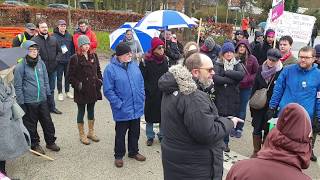 Ucu Durham University Picket Line - Solidarity Speech From Simon Kennedy