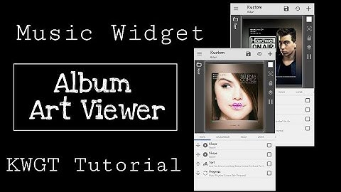 How To Create A Cool Music Widget Using KWGT [FREE]