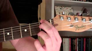 how to play the f9 chord on guitar (f ninth) 9th