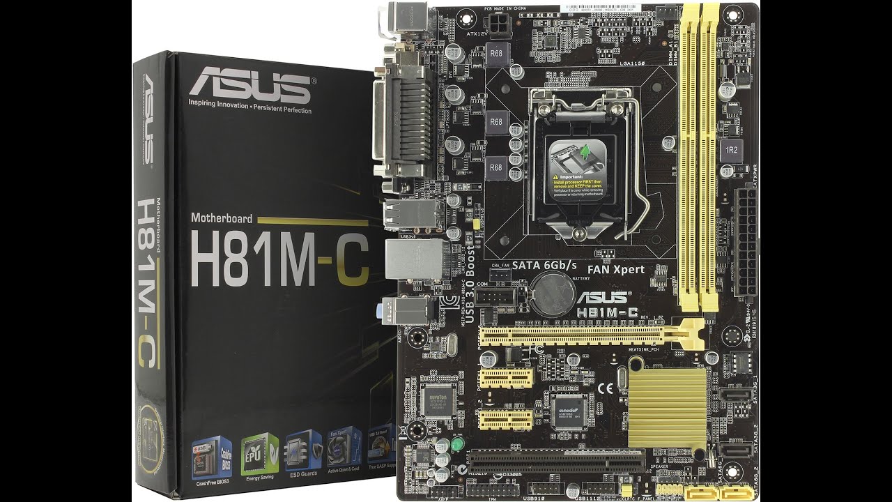 asus H81M-C + i3 4130 + 8gb озу + охлаждение