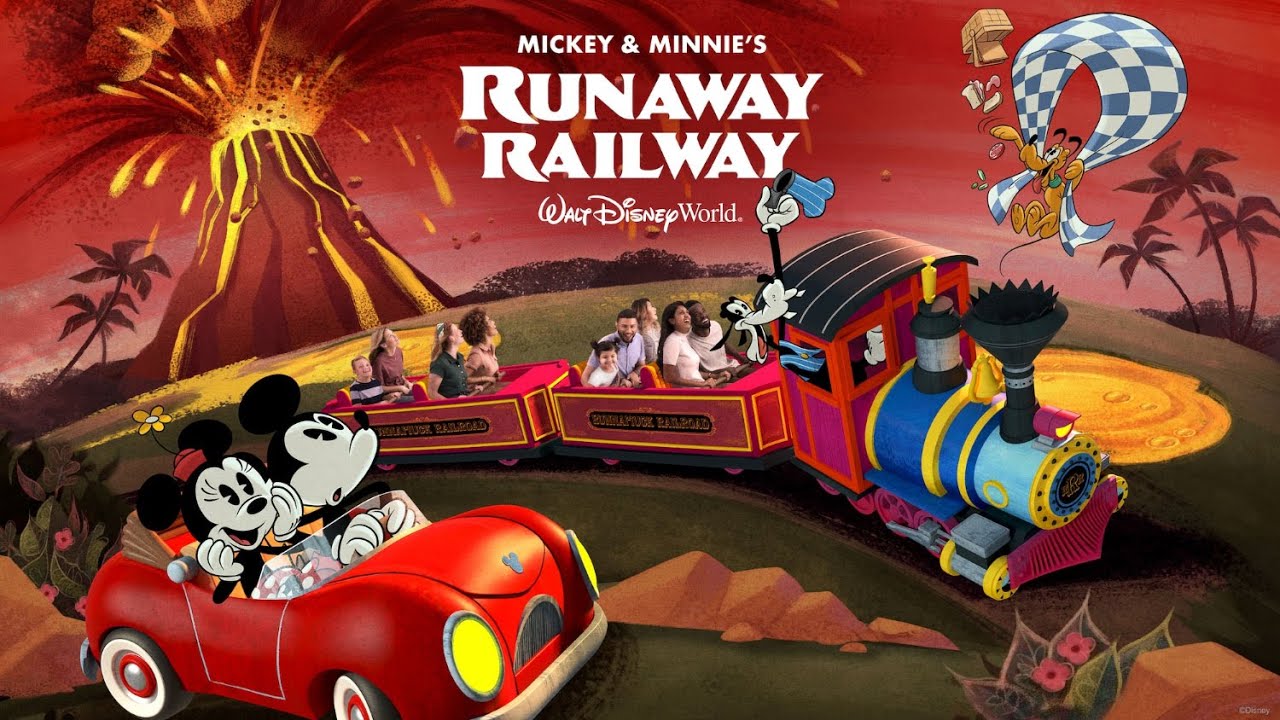 Mickey & Minnie's Runaway Railway Ride (4K POV) YouTube
