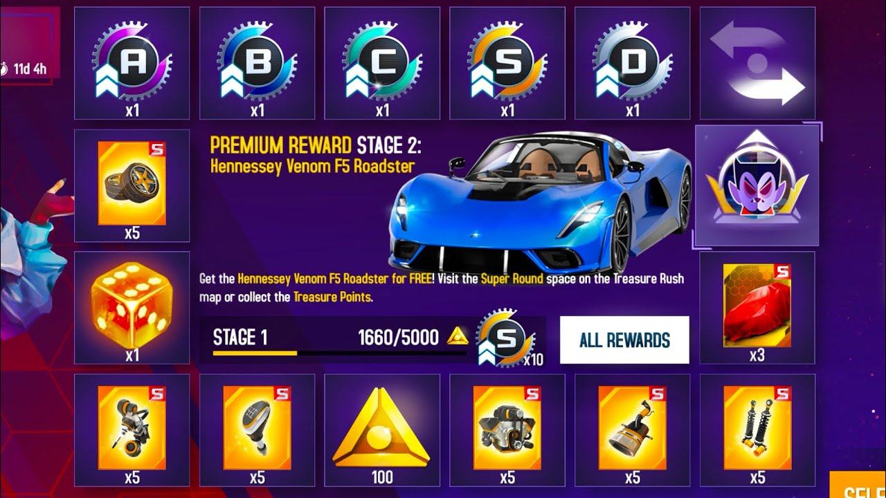 Asphalt 8, Hennessey Venom F5 Roadster Treasure Rush, My Today's