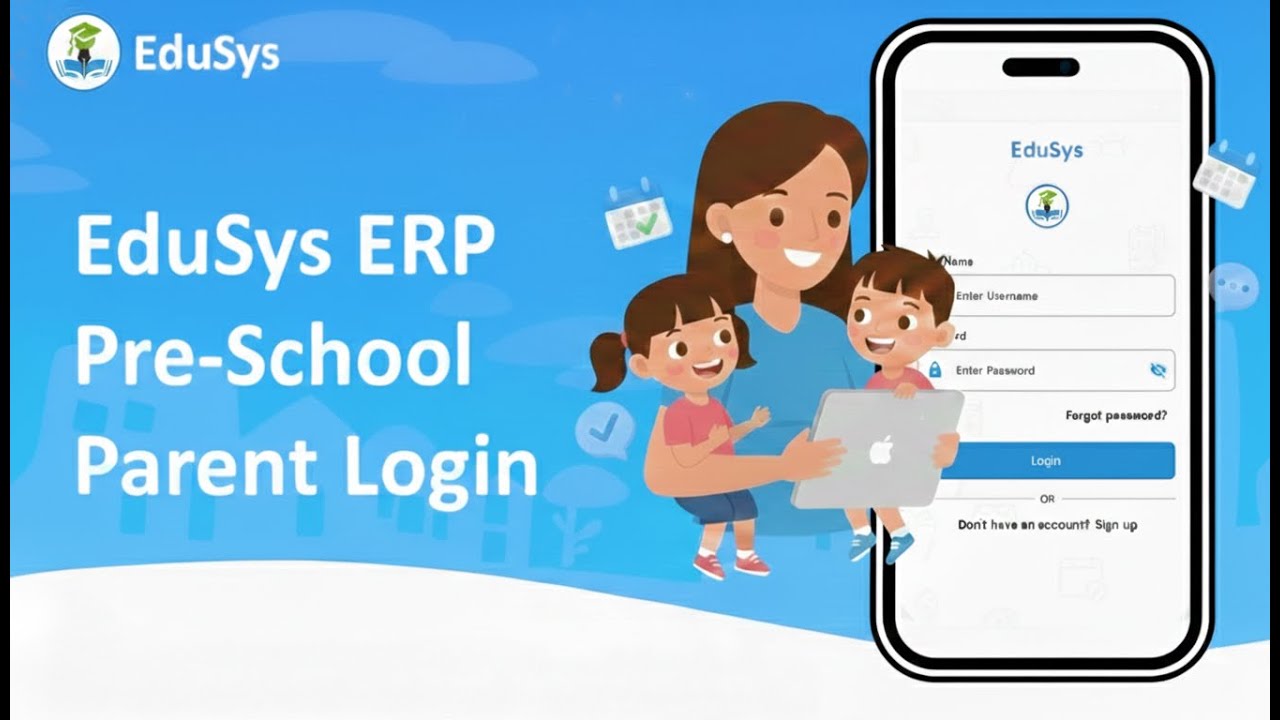 Edusystem Sign In EduSysERP - Pre School Parent Login - YouTube