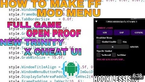 How to make free fire🔥 Mod menu || paid src Free IFF🎁 & FF Max in ✅ AIDE Pro 😍