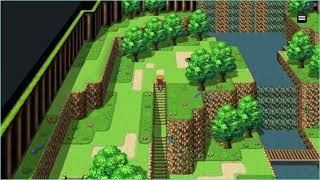 【RPG MAKER U2U】P2D Map Showcase (Forest with a Waterfall)