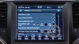 Many of the features on your jeep grand cherokee are customizable.
watch this video to learn more about using touchscreen settings adjust
suc...