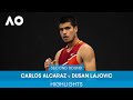 Carlos Alcaraz v Dusan Lajovic Highlights (2R) | Australian Open 2022