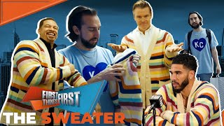 First Things First AllAccess: Nick gifts Brou & Wildes matching Jayson Tatum sweaters | BONUS