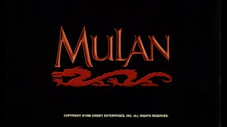 Mulan - 1998 Theatrical Trailer (35mm 4K)