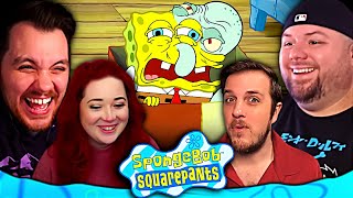 We Watched Spongebob Season 4 Episode 7 & 8 For The FIRST TIME Group REACTION