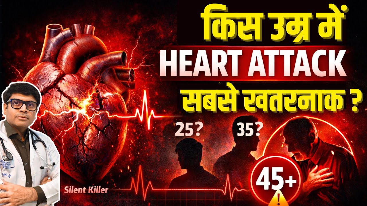 किस उम्र में Heart Attack सबसे ज़्यादा खतरनाक होता है? | Dr Vikash Goyal
